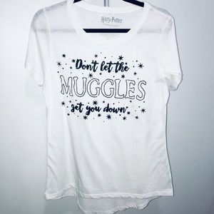 Harry Potter 2XL White Short Sleeve Tshirt